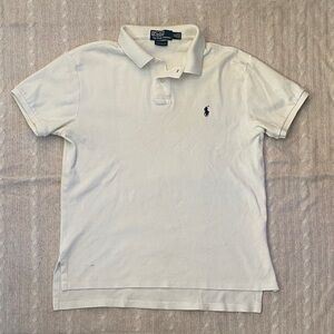 Polo by Ralph Lauren Men's Cream Polo Shirt